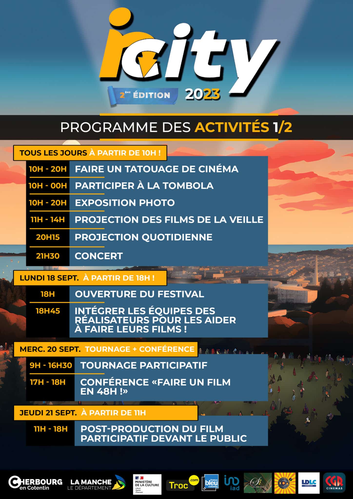 Activités ( jour & soir ) 1/2